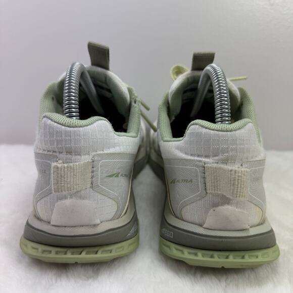 Altra Lone Peak 6 Women’s Trail Running Shoes – White/Green Size 8.5 - Picture 4 of 10